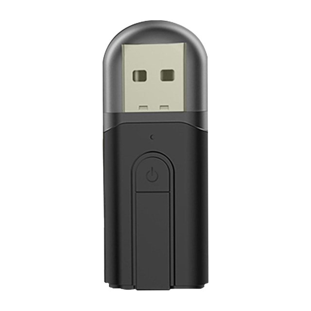 Adaptador de receptor de transmisor 5.0 portátil, conector AUX de 3,5 mm inalámbrico para PC, altavoces de TV, auriculares estéreo Sunnimix adaptador bluetooth