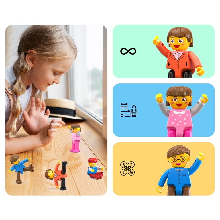 Magnetic Character Figures Family Set 4-Piece photo 7