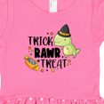 thumbnail image 3 of Inktastic Halloween Trick Rawr Treat with Dinosaur Girls Toddler Dress, 3 of 4