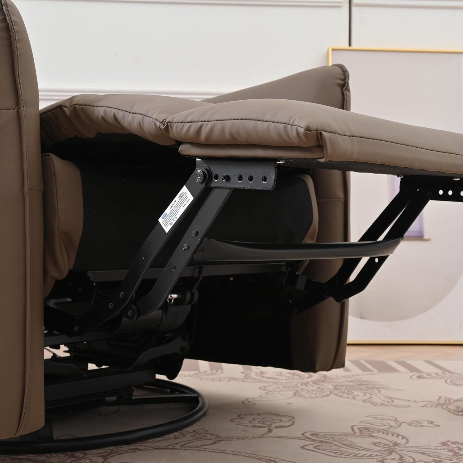 270° Power Swivel Rocker Recliner Chair, Electric Glider Reclining Sofa with USB Ports, Power Swivel Glider, Rocking Chair Nursery Recliners for Living Room