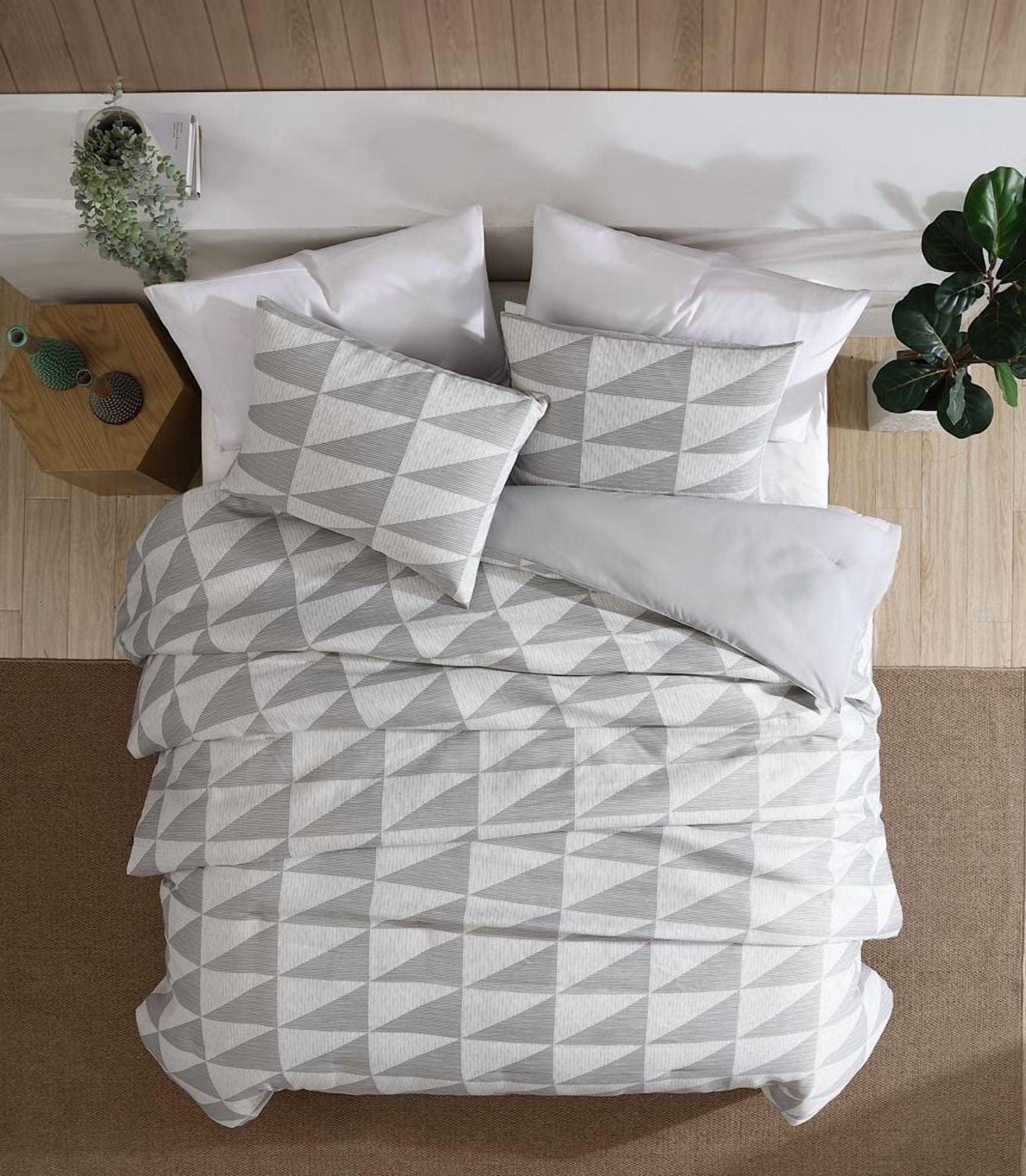 SOCIAL STANDARD by SANCTUARY Ensemble d’édredon 3 pièces imprimée, Infroissable, Respectueux de la Nature et Entretien Facile