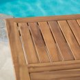 thumbnail image 4 of Manhattan Teak Finish Acacia Wood 5-Piece Dining Set, 4 of 6