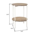 thumbnail image 6 of Aspire Home Accents 7791 Kamryn Modern Accent Table - Gray & White, 6 of 6