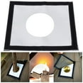 thumbnail image 2 of Hot Tent Stove Jack, Anti-Scald Protect Ring Smoke Chimney Fire Resistant Pipe Vent Accessory for Firewood Stove Tent, 2 of 8