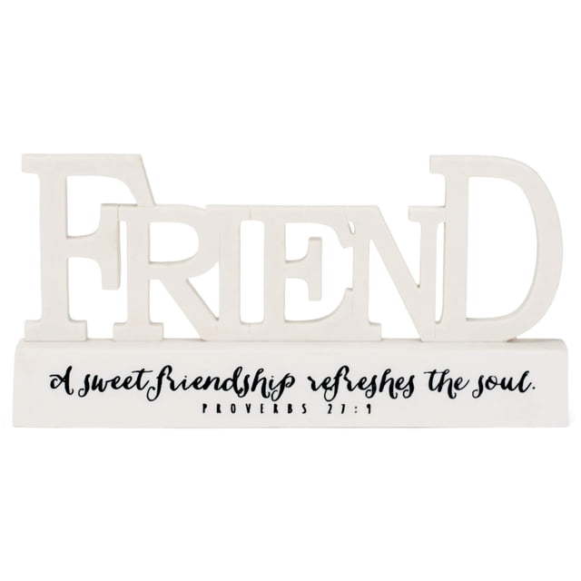Dicksons Friend Friendship Refreshes The Soul Proverbios 27:9 Placa De Palabra De Mesa De Piedra De Resina