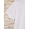 thumbnail image 4 of Camiseta informal de cuello redondo para niño con estampado geométrico de cubos, tejido de punto de algodón ligeramente elástico, corte regular para primavera/verano - 100 % algodón, 4 of 5