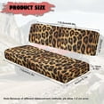 thumbnail image 7 of FKELYI Amber Leopard Print UTV Seat Covers Compatible with Polaris Ranger XP 1000 2017-2023 Dustproof ATV Bench Cover Backrest Protector UTV Interior Decor, 7 of 7
