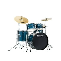Tama Imperialstar 5-Piece Complete Drum Set w/ Meinl HCS Cymbals - 22" Bass (Hairline Blue)