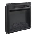 thumbnail image 6 of Crosley Furniture Gordon Wood TV stand for TVs up to 58" w/ Fireplace in Black, 6 of 14