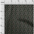 thumbnail image 2 of oneOone Rayon Black Fabric Floral Sewing Craft Projects Fabric Prints By Yard 56 Inch Wide, 2 of 4