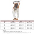 thumbnail image 2 of Pantalones sueltos para mujer, pantalones largos informales fruncidos de cintura alta con bolsillo lateral para uso diario, espalda blanca de plumas L, 2 of 3