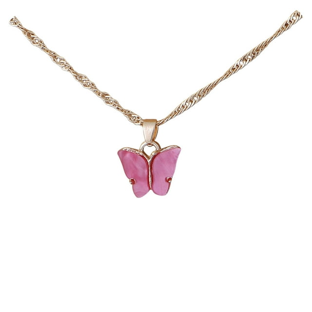 Colgante Joyería Clavícula Colgante Collar Cadena Accesorios Acrílico
