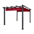 thumbnail image 5 of ALEKO PERGFABBURG Pergola Canopy Fabric Replacement - 9 x 9 Feet - Burgundy, 5 of 5