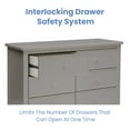 thumbnail image 3 of Delta Children James 6 Drawer, Midnight Grey/Acorn, 3 of 11