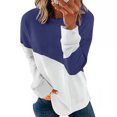 thumbnail image 1 of 2023 Chandails de Noël pour Femmes en Liquidation Col Rond Mode Décontractée Manches Longues Chandail à Imprimé de Noël Hauts Blouse, 1 of 6