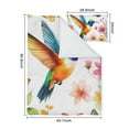 thumbnail image 5 of Hummingbird with Butterflies and Flowers Duvet Cover and Pillowcase Set for Single Bedding, Bedroom Accessories for Kids Teens, 5 of 5