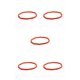 thumbnail image 1 of Qarigey Pulseras de tobillo con cuentas de arroz coloridas, cadenas de tobillo, tobilleras de mujer hechas a mano 8 ocho 5piezas Qarigey CBP200872, 1 of 5