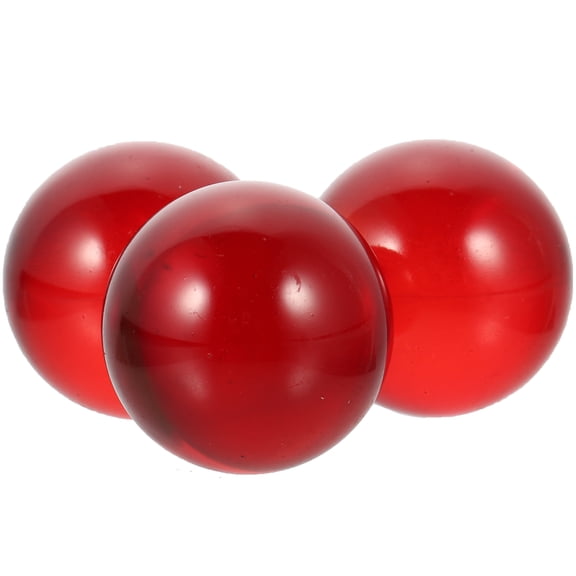 3 Pcs Crystal Ball Glass Balls Gifts Decor Household Delicate Decorations Adornments