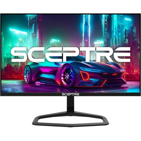 Sceptre 24.5-inch Gaming Monitor up to 240Hz 1ms DisplayPort x2 HDMI x2 100% sRGB AMD Free Sync Premium Build-in Speakers, Machine Black 2024 (E255B-FWD240)