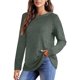thumbnail image 1 of Sudadera con capucha para mujer, informal, de cuello redondo, manga larga, de gran tamaño, para otoño e invierno (XL), 1 of 5