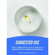 BulkSupplements Cod Liver Oil Softgels - Dietary Supplement, 1 Softgel per Serving (1000mg), 120 Count