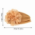 thumbnail image 3 of Chemo Headwear Pre Tied Head Scarf Headwraps Lightweight Turban Beanie Cap for Women, 3 of 5