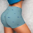 thumbnail image 4 of Disketp Party Shark Cute for Scrunch Butt Workout Shorts Women Seamless Soft Smooth Gym Yoga Scrunch Active Shorts-XX-Large, 4 of 8
