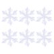 thumbnail image 1 of Navidad Copos de nieve blancos Festival Boda Fiesta festiva Decoraciones para el hogar Invierno Ador Tomshoo Adorno de copos de nieve, 1 of 7
