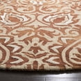 thumbnail image 3 of Safavieh Dip Dye Riagan Floral Area Rug, Copper/Beige, 7' x 7' Round, 3 of 8