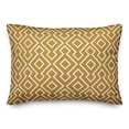 thumbnail image 2 of Creative Products Welcome Yellow and White Geometric Print 14x20 Indoor / Outdoor Pillow, 2 of 3