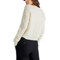 thumbnail image 6 of KelaJuan Women Solid Color Knit Sweater V-Neck Long Sleeve Loose Pullovers Spring Fall Streetwear, 6 of 7