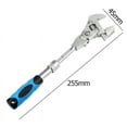 thumbnail image 3 of 5-In-1 Adjustable180 Degrees Bent Ratchet Torque Universal Wrench 10" Torque Wrench Hand Tools Suitable for Hvac, Automobiles, Motorcycles, Narrow Pipes, 3 of 9