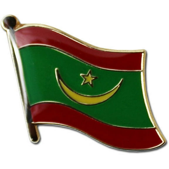 Mauritania Flag Lapel Pin (2017)