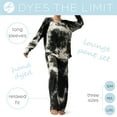 thumbnail image 2 of Hello Mello Dyes The Limit Lounge Top and Pants, 2-Piece Pajama Set, Black Medium/Large (Women's), 2 of 7