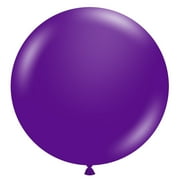 36 inch JUMBO Crystal Purple TUFTEX Latex Balloon (1 Pack) - Party Supplies Decorations