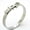 Silver, variant on Fashion 8mm 316L Stainless Steel Belt Buckle Cuff Bangle Bracelet for Men Women-Gold