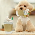 thumbnail image 2 of Pet Plush Dog Toy with Squeaker, Cute Pet Squeaky Coffee Cup Shaped Puppy Biting Plush Chewing Toy, Interactive Play for Small & Medium Dogs, 2 of 4