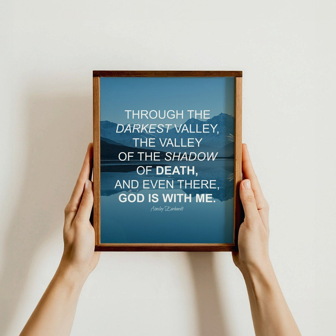 Inspirational Christian Wall for Believers Uplifting Religious Decor Christian Home Decor Encouragement Wall Art