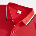 thumbnail image 5 of GEWSEY Men's Polo Shirts Classic Short Sleeve Polo T Shirts Cotton Pique Casual Summer Fashion Golf Shirt (Red, 3XL), 5 of 9