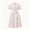 V36-White, variant on WhouRiu Girls Summer Dresses Fashion Floral Print Short Sleeve Crew Neck Pleated Dress Kids Casual Comfortable Everyday Sundress,10-11 Years