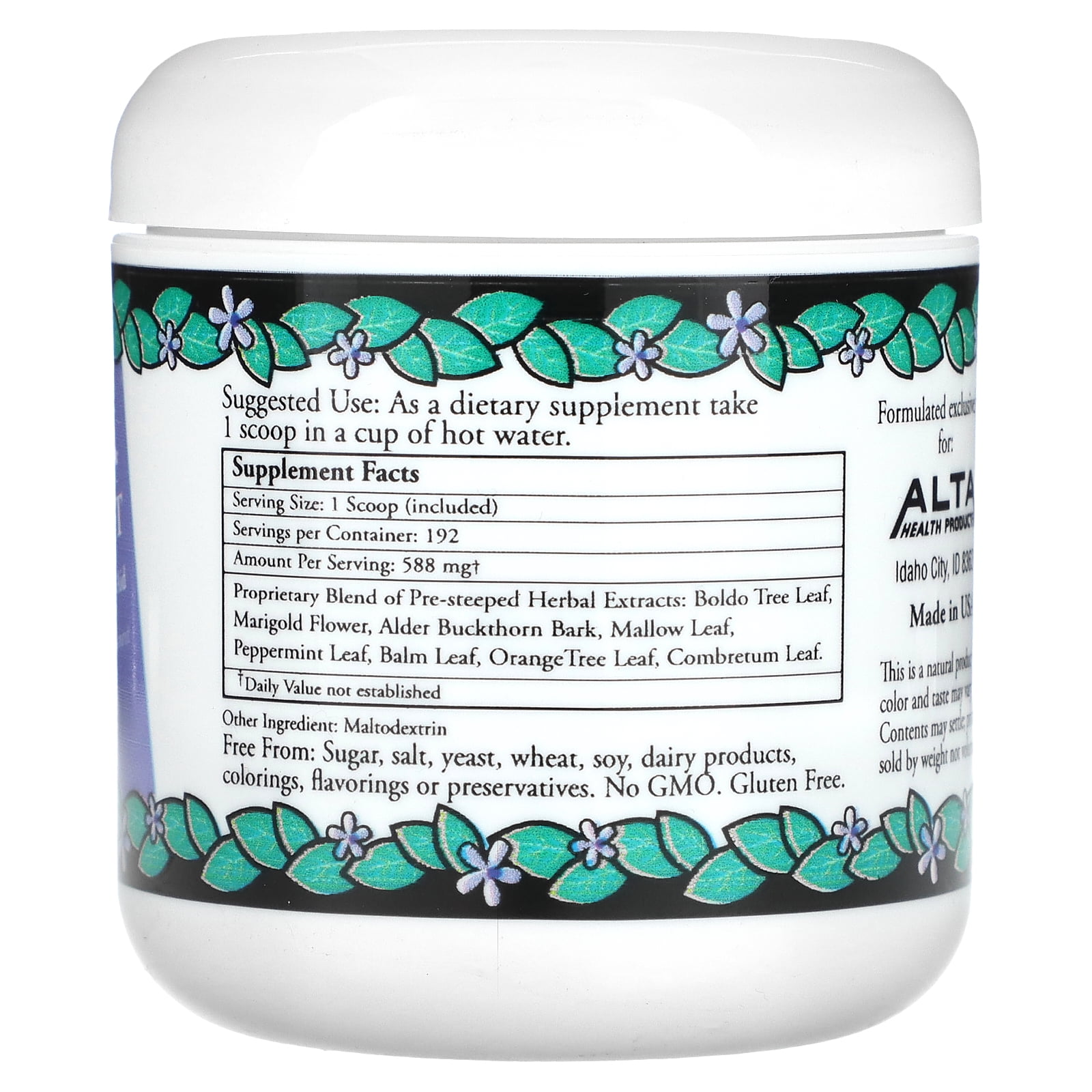 Alta Can-Gest Natural Digestive Aid Powder - 4 Ounces