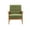 Green, variant on Holaki Mid Century Modern Arm Chair with Rubber Wood Frame, Accent Chair with Velvet Upholstery for Living Room Bedroom Reading Room, Easy Assembly, Green