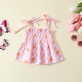 thumbnail image 4 of HCNTES Baby Girl Clothes Toddler Baby Girl Outfit Baby Girl Clothes Toddler Girl Summer Outfits Cami Ruffle Tops Pants Kids Floral Clothing Set, 4 of 9