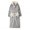 Gray, variant on AOOCHASLIY Bath Robes for Women Clearance Plush Robes Splice Hooded Thicken Coral Fleece Robe Bathrobe Pajamas Sleepwear Pocket
