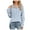 Light Blue, variant on Womens Zip Up Hoodies Women’s Slub Knit Full-Zip Hoodie, Textured Cotton Zip-Up T-Shirt Hoodie for Women Brick Red,2XL