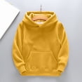 thumbnail image 3 of WOYY Toddler Boys Hoodie Solid Casual Soft Cozy Hooded Sweatshirt, Sizes 4-5T, 3 of 3