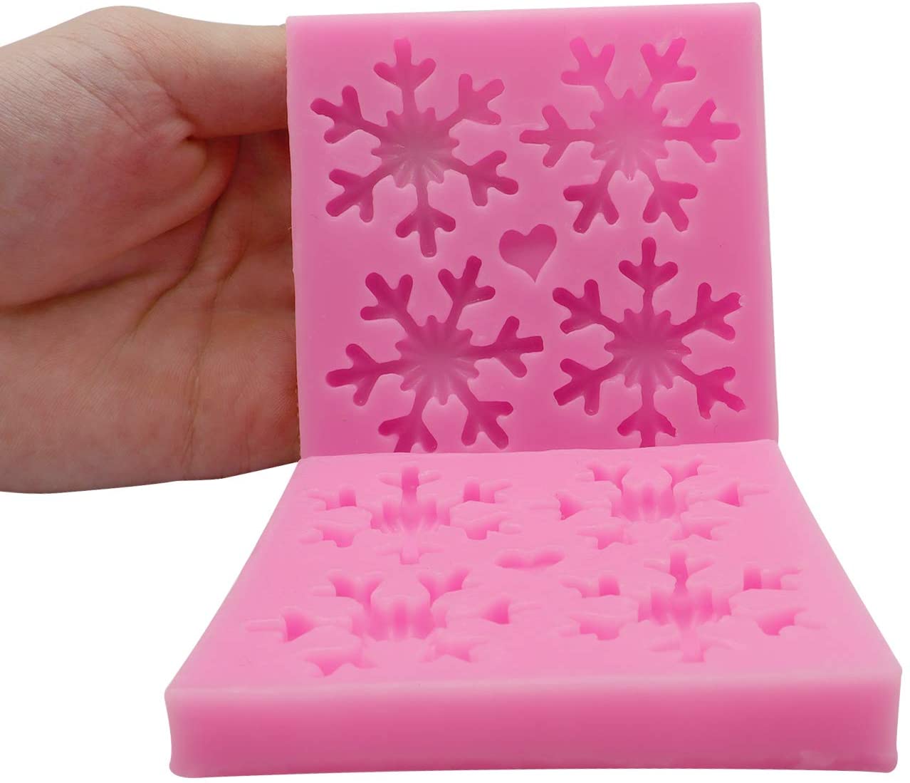 Snowflake Silicone Mold To Make Pretty Cake - Inspire Uplift