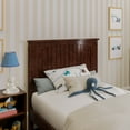 thumbnail image 3 of Nantucket Twin Solid Wood Low Profile Platform Bed in Walnut, 3 of 9