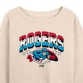 thumbnail image 3 of Marvel Captain America - Rogers - Women's French Terry Pullover Sweatshirt, 3 of 5