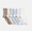 Blue Stripe Dot/Rib, variant on Ribbed Mid Crew Socks, 6-Pack, Women's, Shoe Sizes 4-10